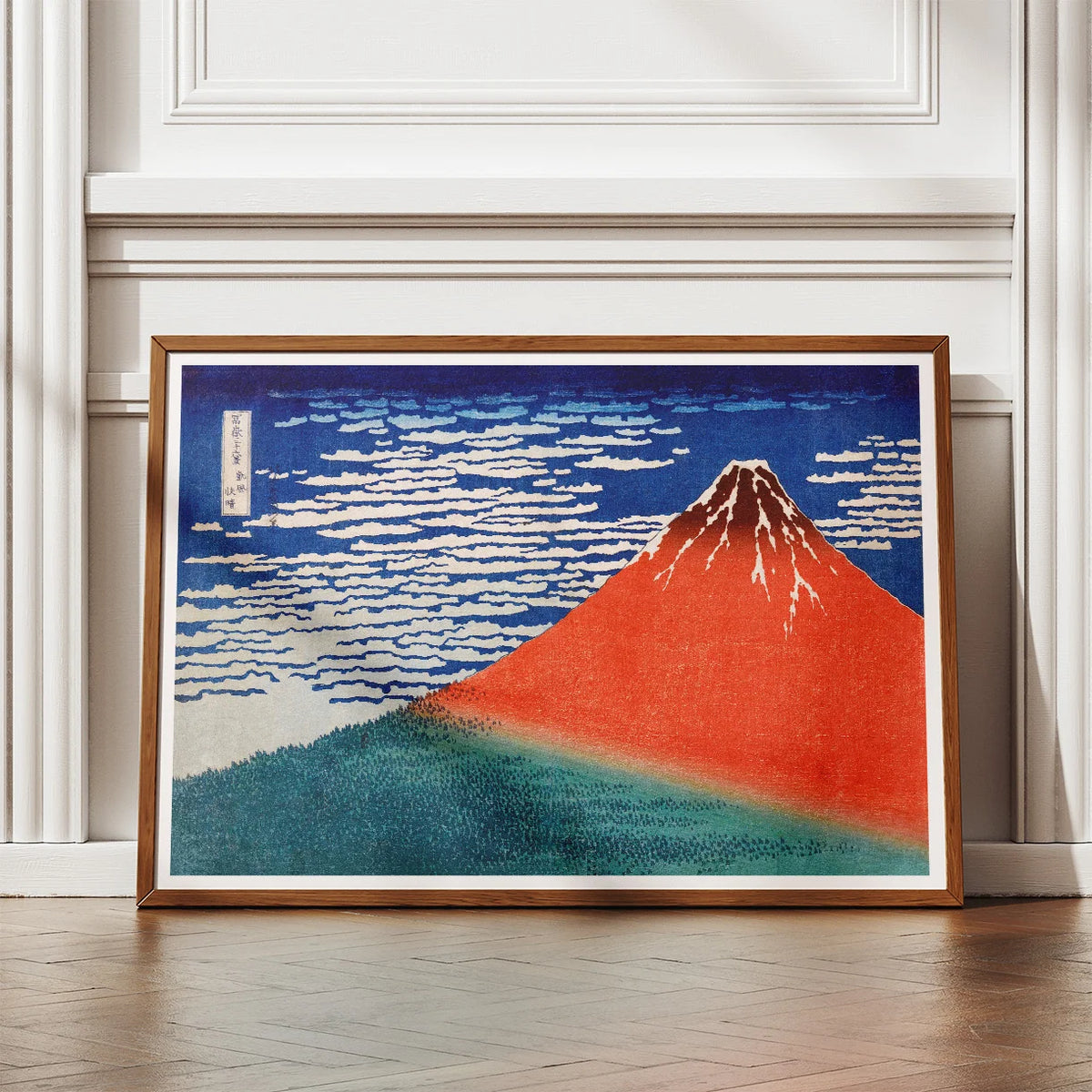 Klart vejr ved Fuji - Træsnit af Hokusai – billede 2
