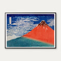 Klart vejr ved Fuji - Træsnit af Hokusai – billede 1
