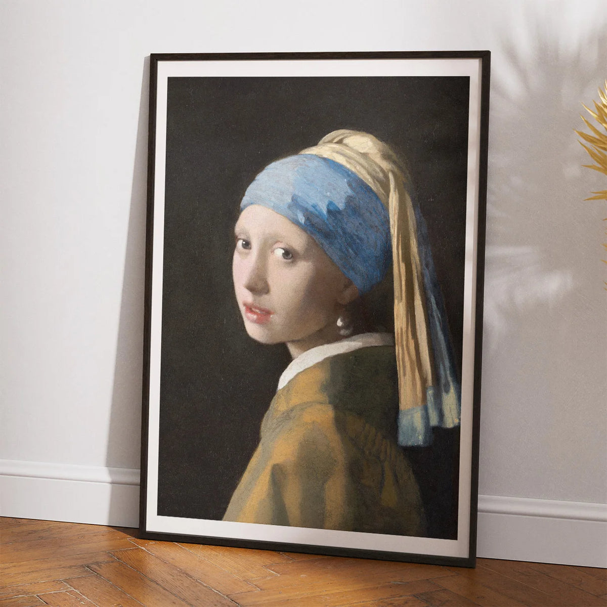 Pige med perleørering 1665 - Maleri af Johannes Vermeer – billede 2