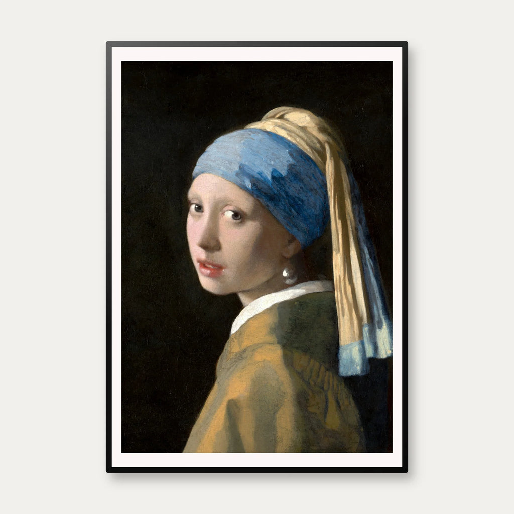 Pige med perleørering 1665 - Maleri af Johannes Vermeer – billede 1