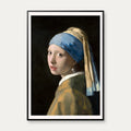 Pige med perleørering 1665 - Maleri af Johannes Vermeer – billede 1