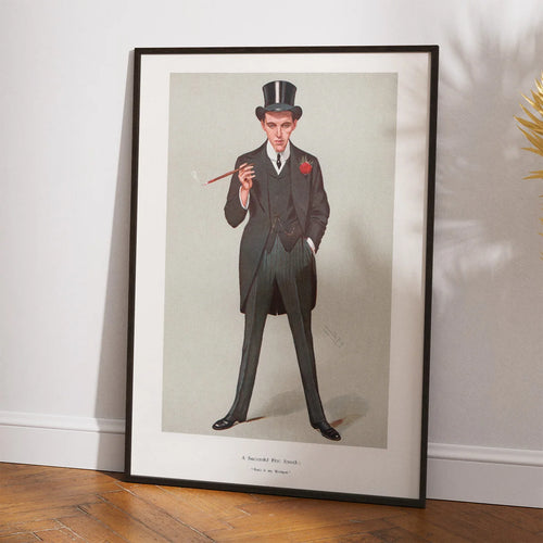 A Successful First Speech - Vanity Fair karikatur fra 1907 – billede 2