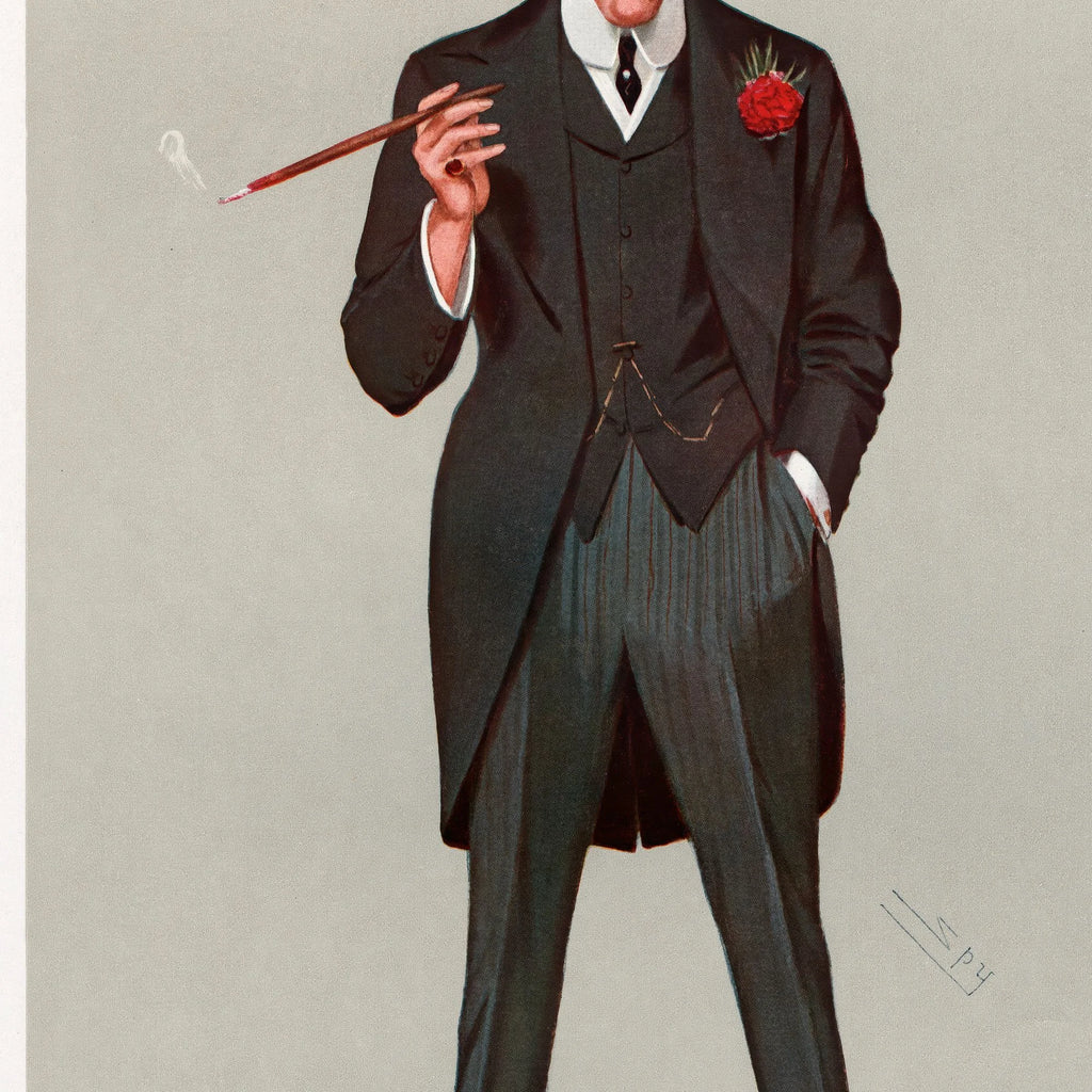A Successful First Speech - Vanity Fair karikatur fra 1907 – billede 4
