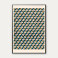 Geometrisk mønster med trappetrin - Grafisk design fra 1800-tallet – billede 1