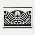 Stiliseret blomstermønster - Grafik af Samuel Jessurun de Mesquita fra 1905 – billede 1