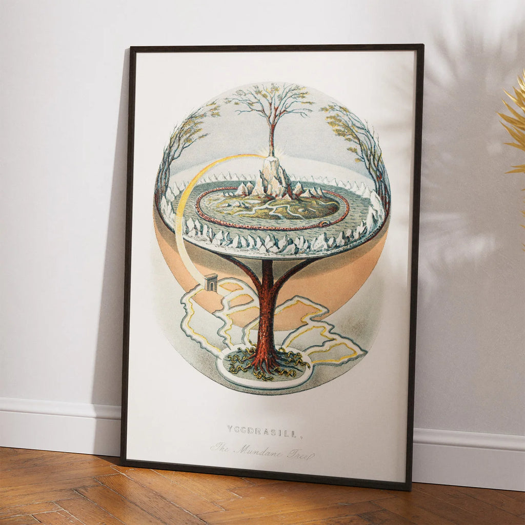 Yggdrasil - Livets træ i nordisk mytologi fra 1859 – billede 2