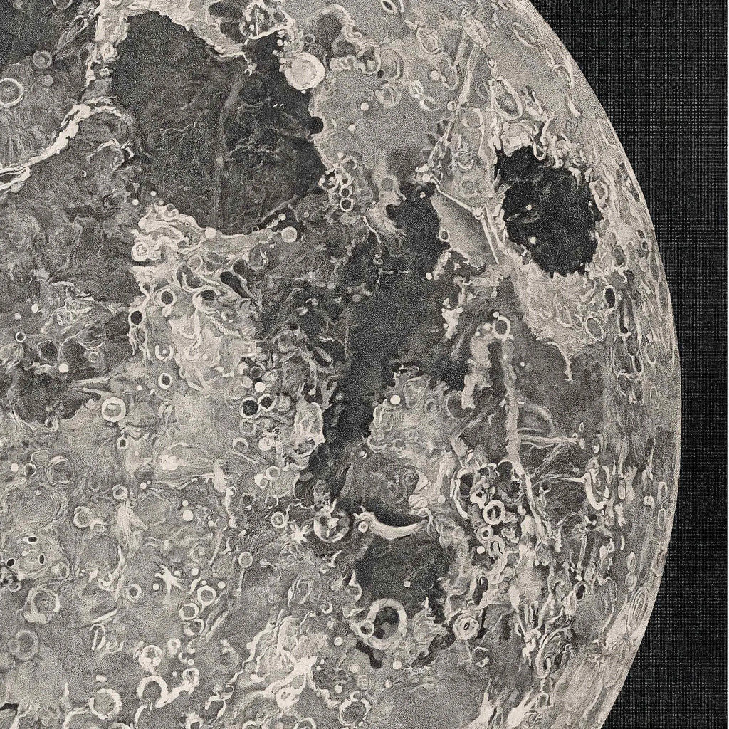 Månens planisfære - Månekort fra 1805 – billede 4