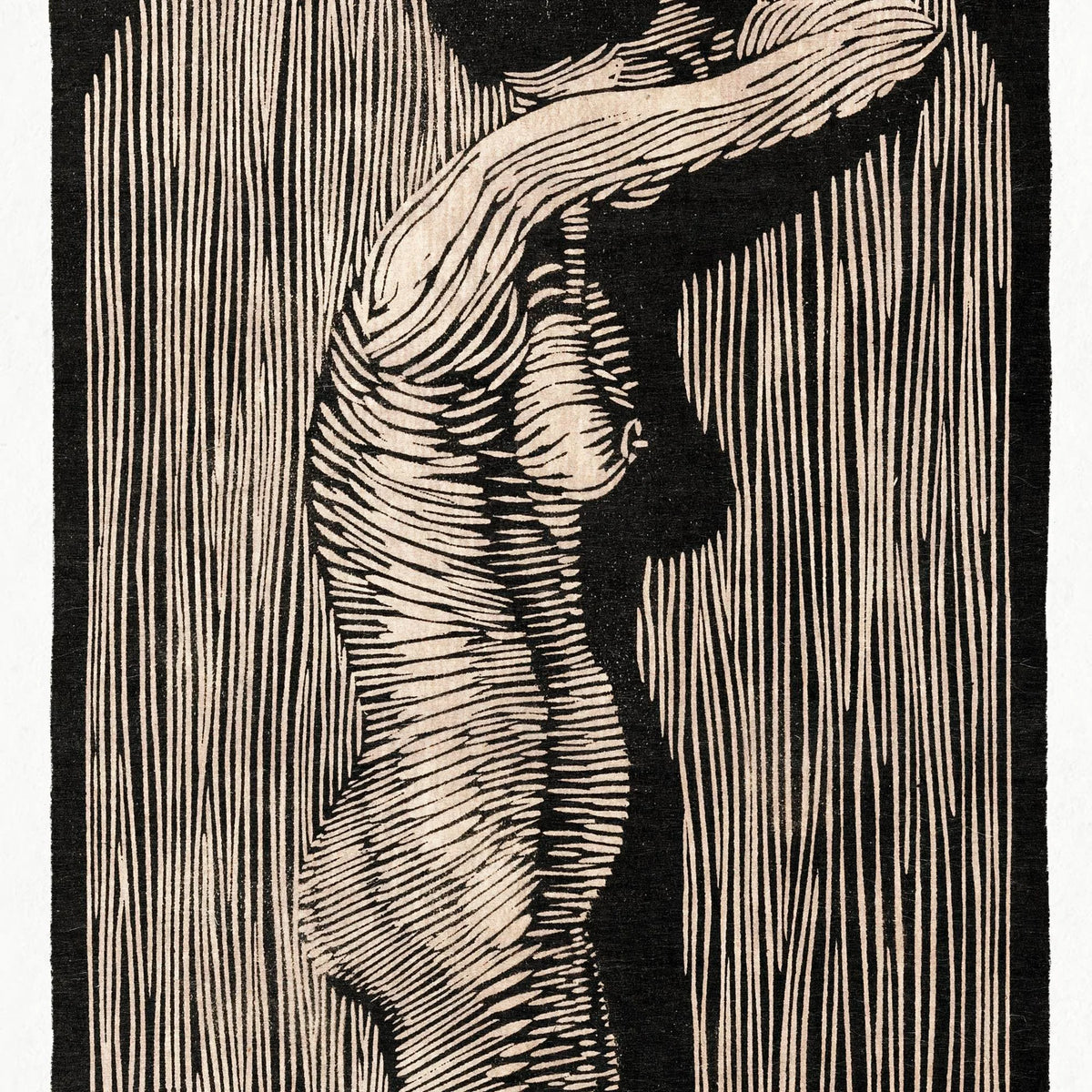 Sorg - Grafik af Samuel Jessurun de Mesquita fra 1914 - 35×85 cm – billede 4