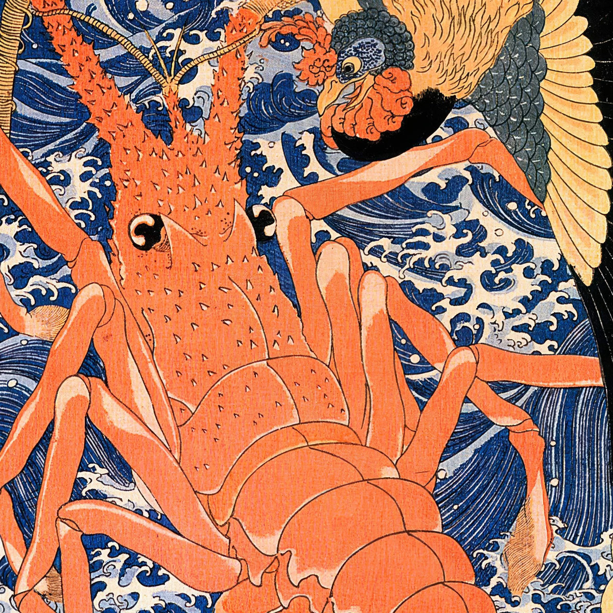 Hummer - Japansk træsnit af Utagawa Kuniyoshi – billede 4