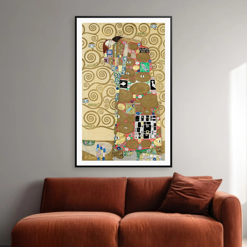 Fulfillment - Maleri af Gustav Klimt fra 1910 - 45×70 cm – billede 2