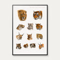 Indiens vilde dyr - Safariillustration fra 1900 – billede 1