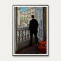 Ung mand ved vinduet - Maleri af Gustave Caillebotte fra 1876 – billede 1