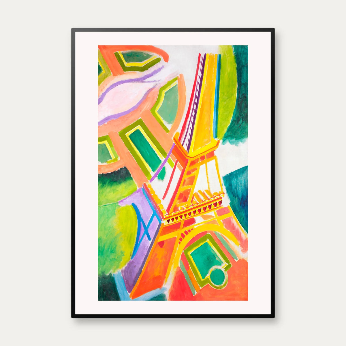Eiffeltårnet - Maleri af Robert Delaunay fra 1924 – billede 1