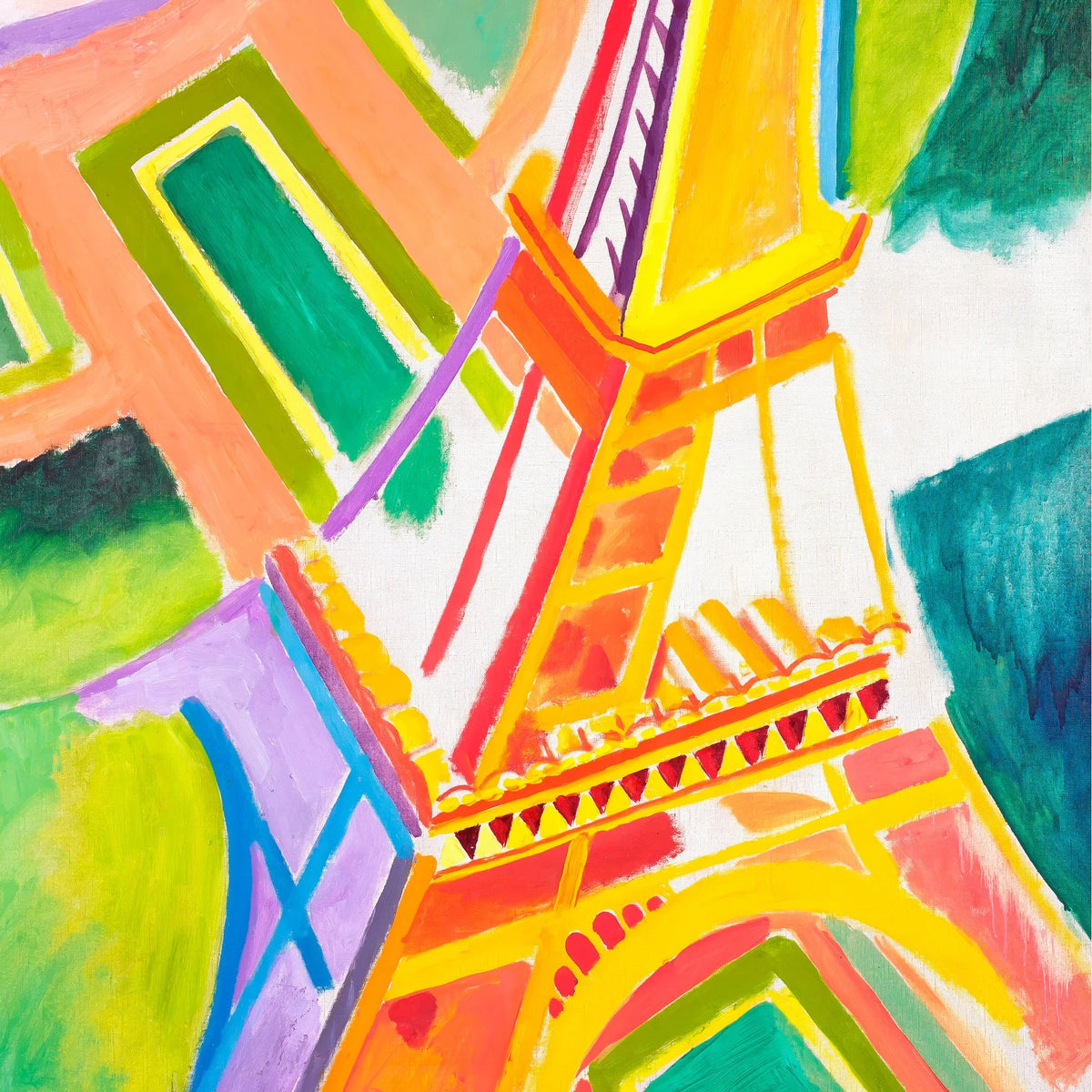 Eiffeltårnet - Maleri af Robert Delaunay fra 1924 – billede 4