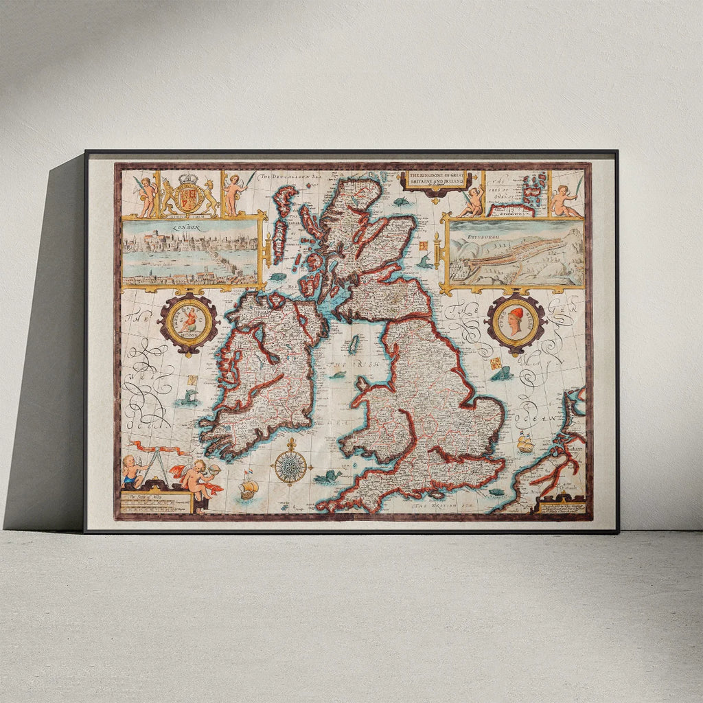 Kort over De Britiske Øer fra 1770 – billede 3