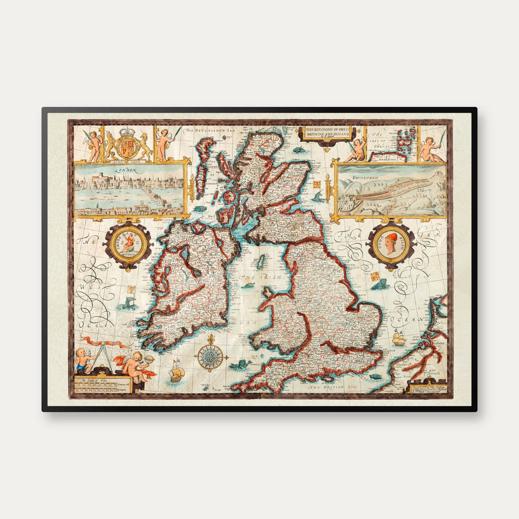 Kort over De Britiske Øer fra 1770 – billede 1