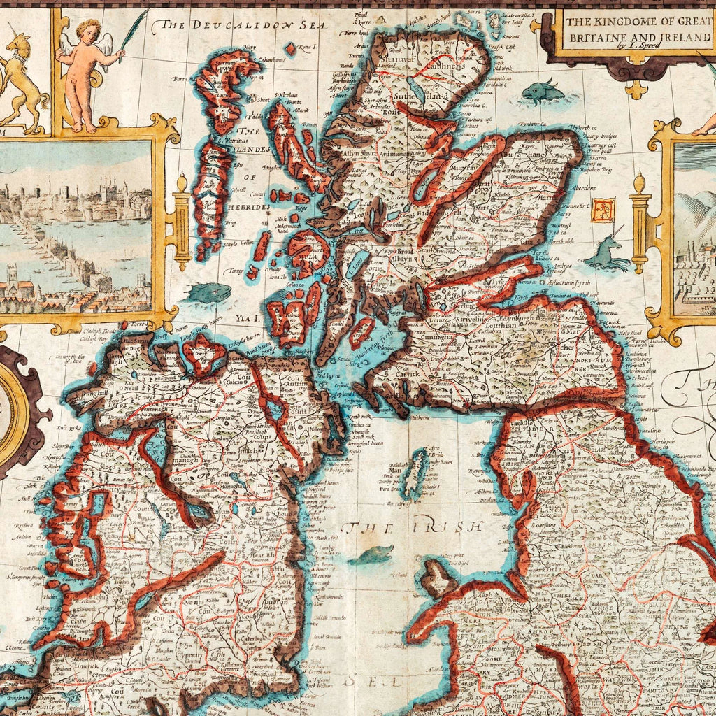 Kort over De Britiske Øer fra 1770 – billede 4