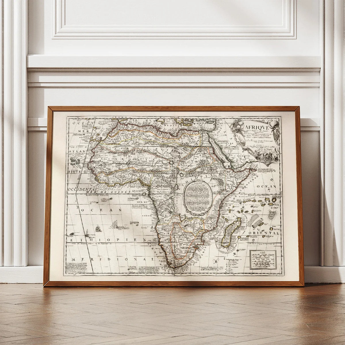 Afrika - Historisk kort af Jean Baptiste Nolin fra 1689 – billede 2