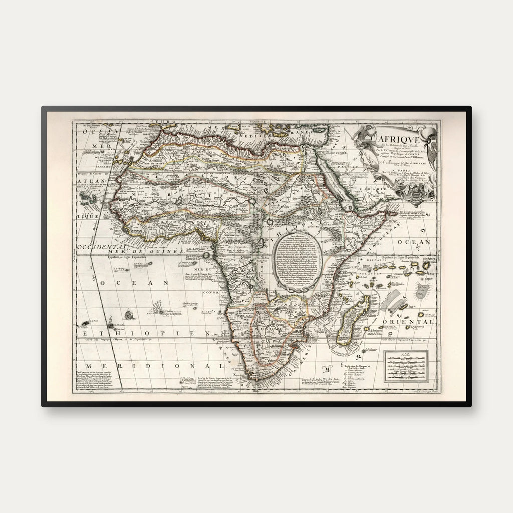 Afrika - Historisk kort af Jean Baptiste Nolin fra 1689 – billede 1