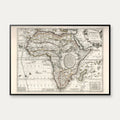Afrika - Historisk kort af Jean Baptiste Nolin fra 1689 – billede 1