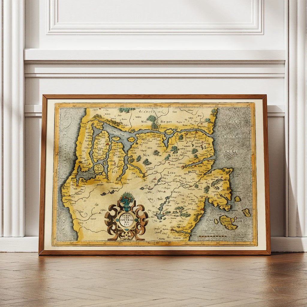 Nord- & Midtjylland 1595 - Gerard Mercator – billede 2