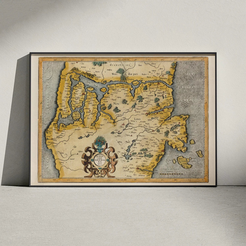 Nord- & Midtjylland 1595 - Gerard Mercator – billede 3