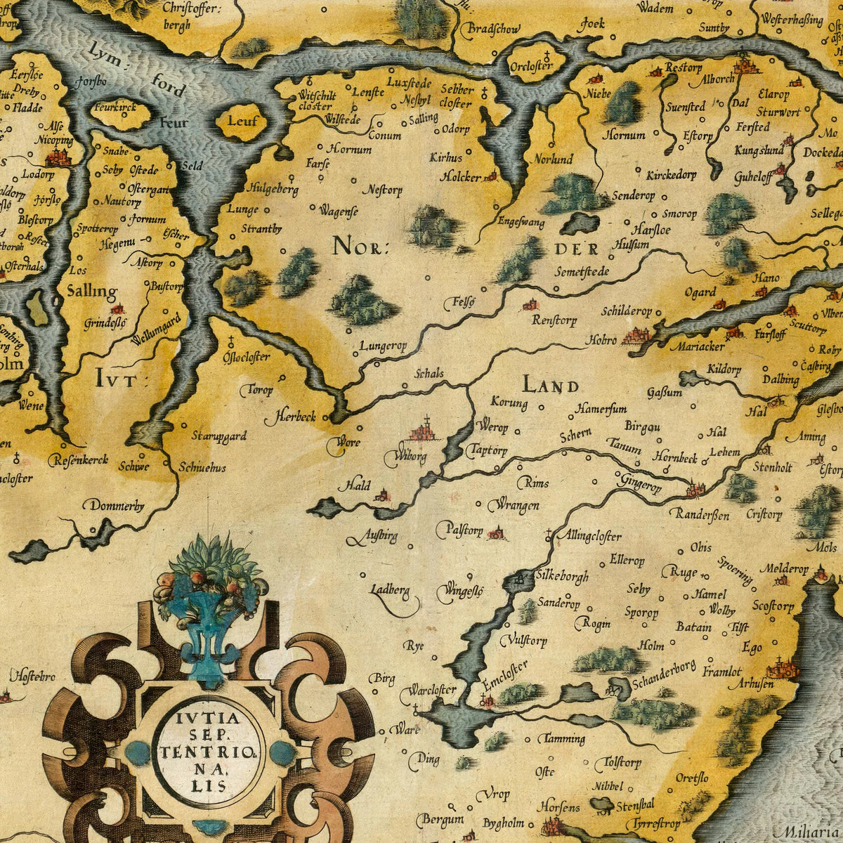 Nord- & Midtjylland 1595 - Gerard Mercator – billede 4