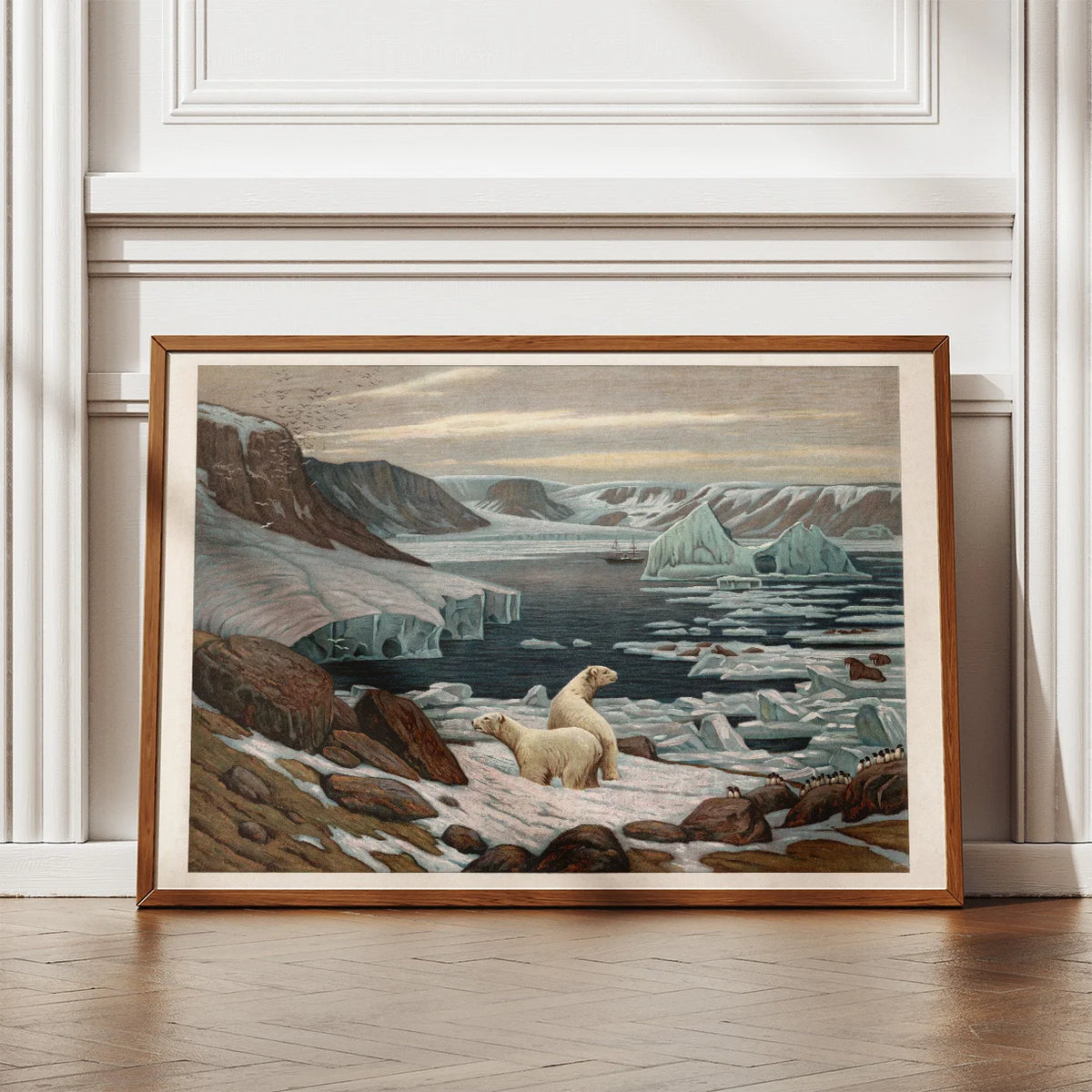 Polarlandskab 1890 - Geografisk anskuelsesbillede – billede 2