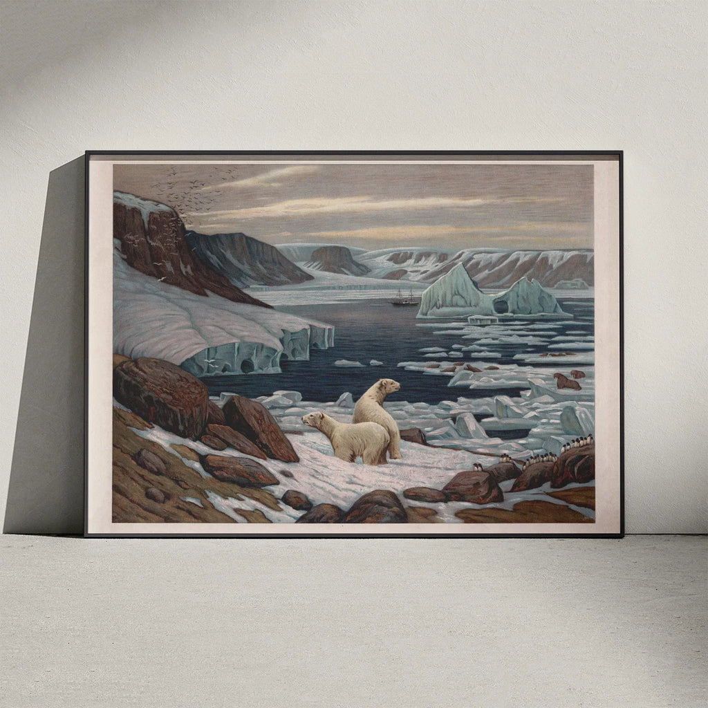 Polarlandskab 1890 - Geografisk anskuelsesbillede – billede 3