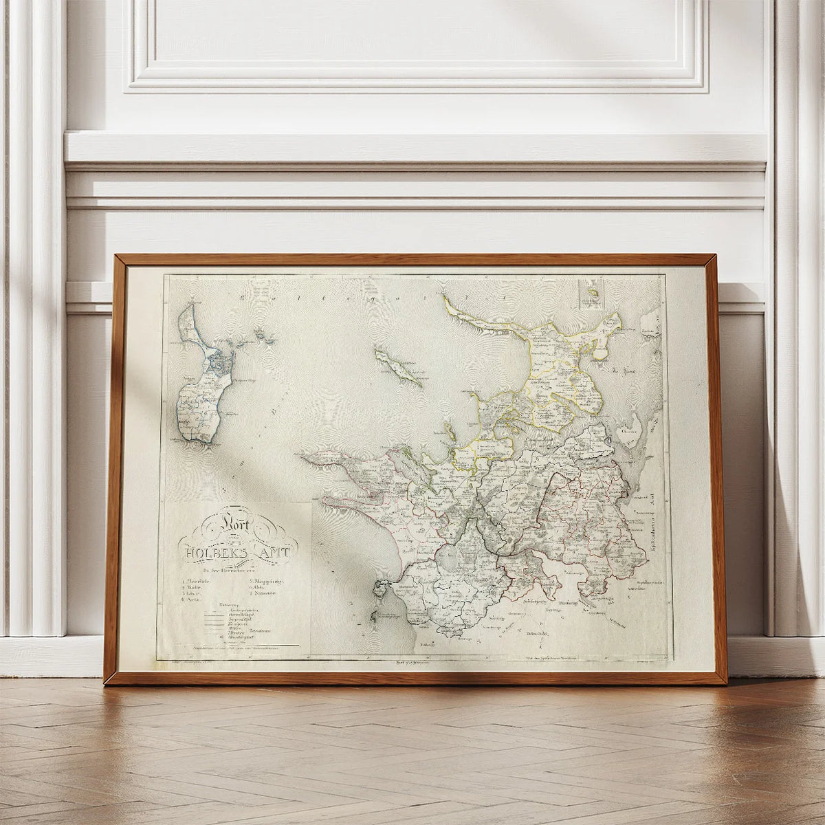 Holbæk Amt 1824 - Hesselø - Plakat – billede 2