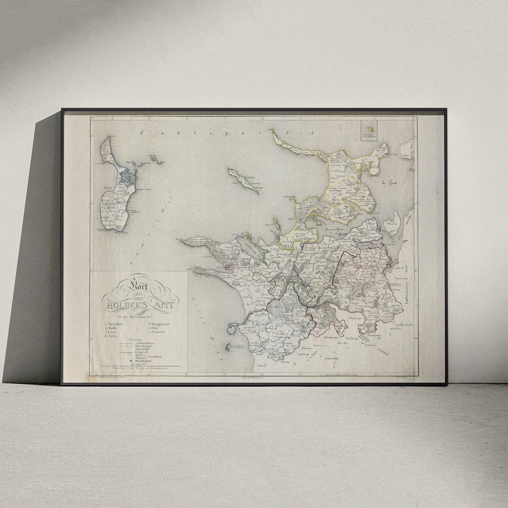 Holbæk Amt 1824 - Hesselø - Plakat – billede 3