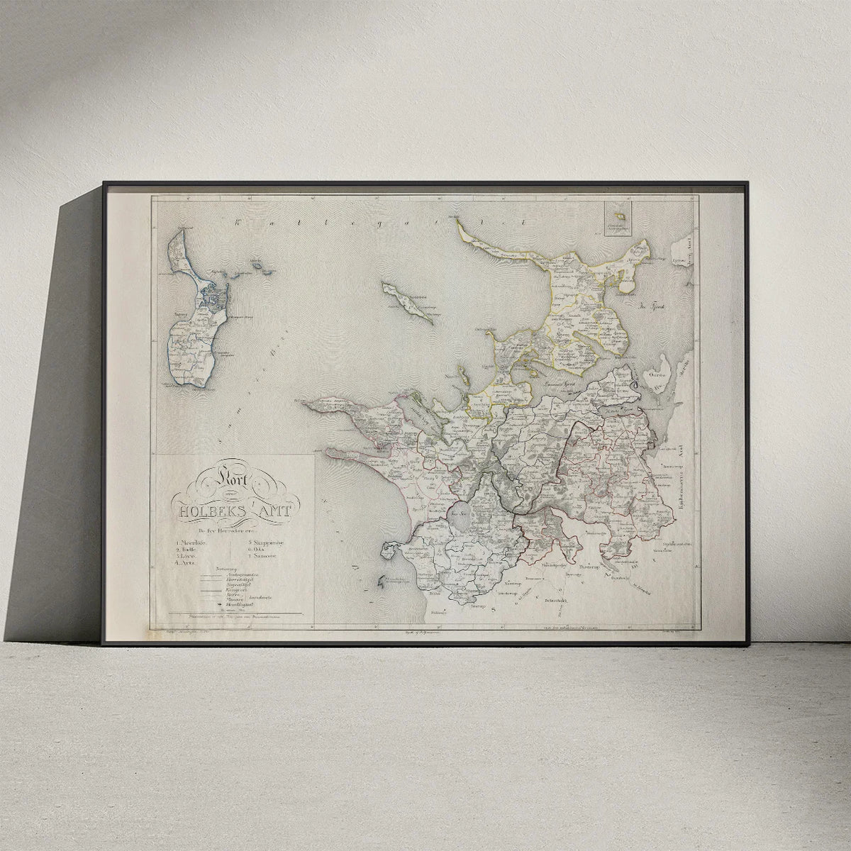 Holbæk Amt 1824 - Hesselø - Plakat – billede 3