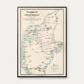Jyllands Telefonnet 1893 - Historisk kommunikationskort – billede 1