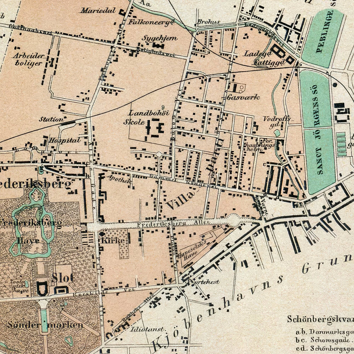 Frederiksberg Bydistrikt 1871 - Historisk bykort – billede 4