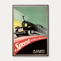 Speed Mixed Cigarette 1932 - Norsk reklameplakat – billede 1