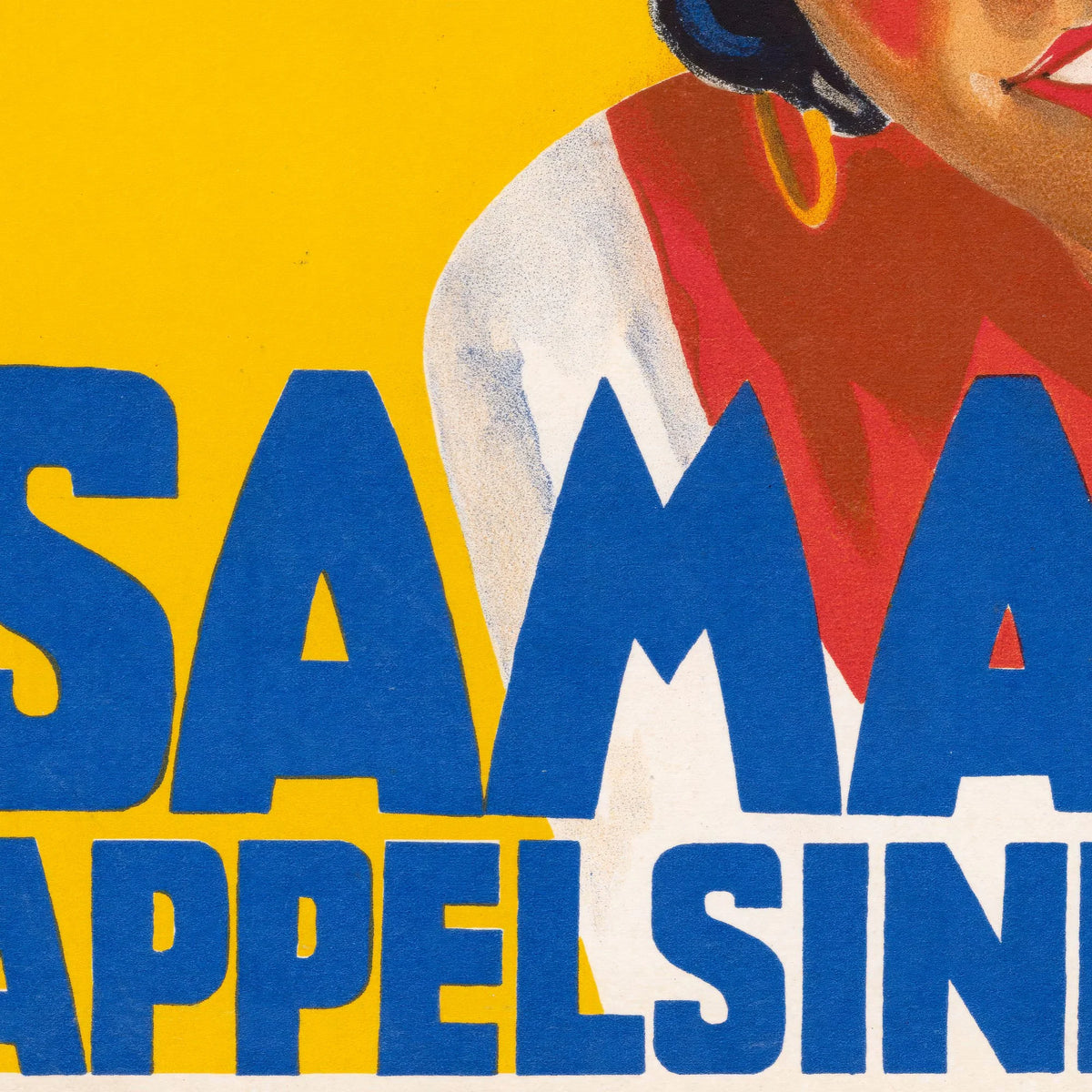 Et smil fra syden 1930 - Reklameplakat for Samas appelsiner – billede 4