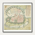 Kort over København ca. 1694 - Håndtegning – billede 1