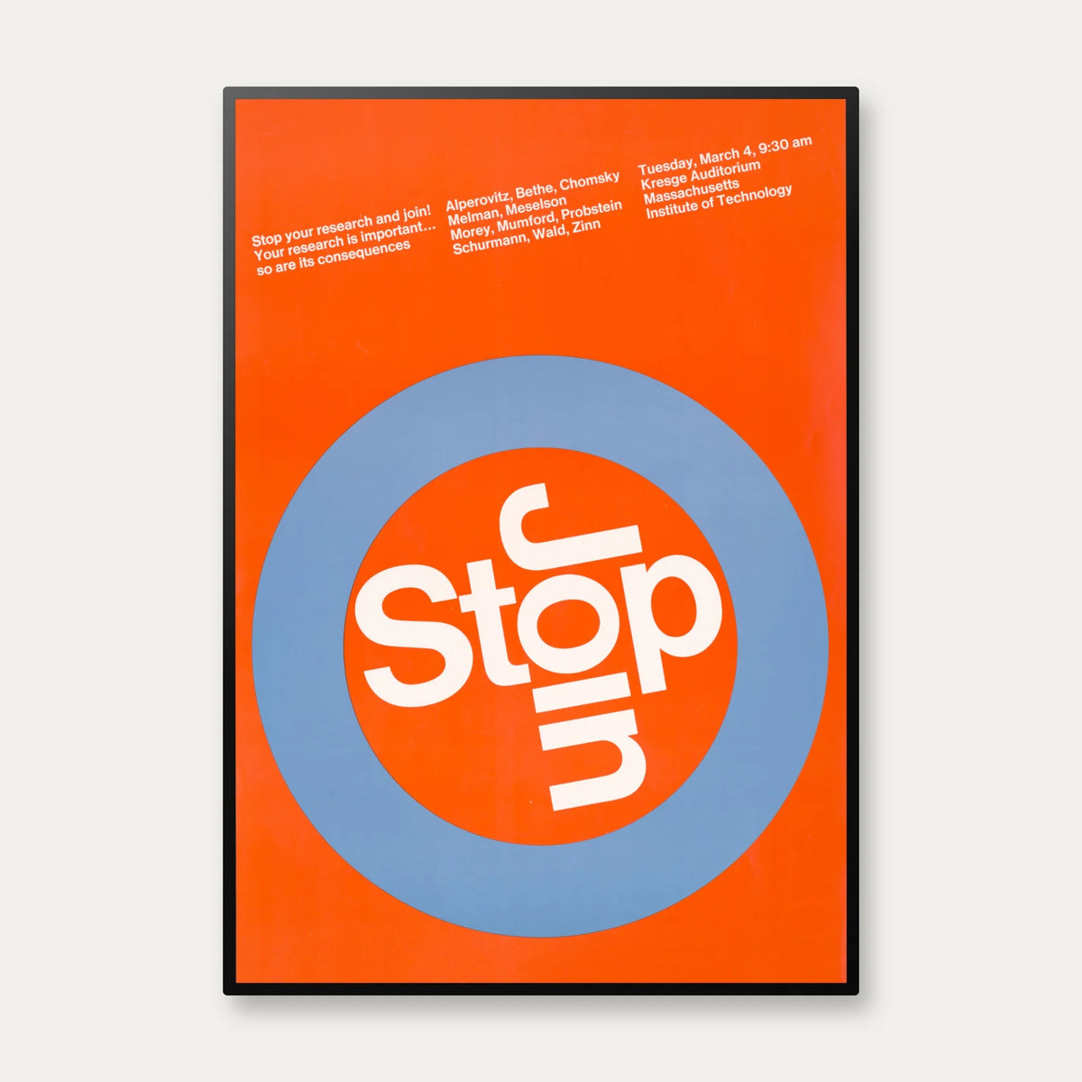 Stop - Join 1967 - Grafisk plakat af Dietmar Winkler – billede 1