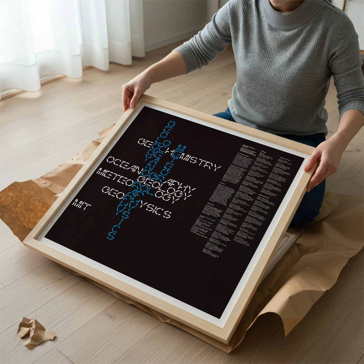 MIT Earth Sciences 1967 - Graduate Program plakat – billede 2
