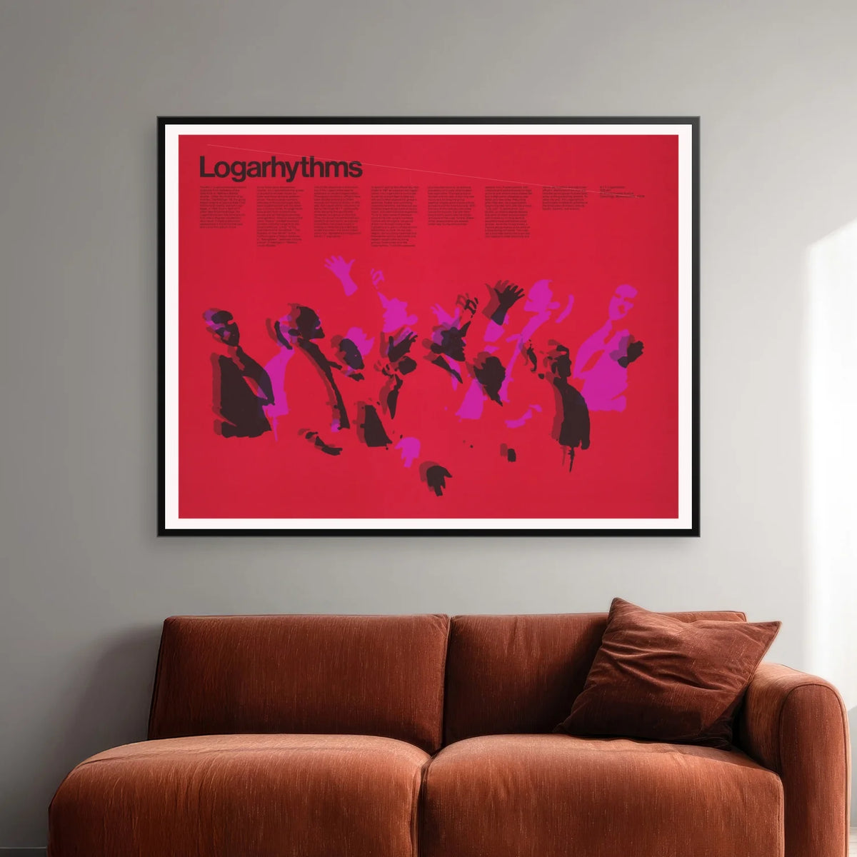 Logarhythms 1967 - Grafisk plakat af Dietmar Winkler - 80×62 cm – billede 2