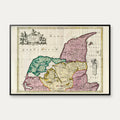 Aalborg og Viborg Stifter 1690 - Plakat – billede 1