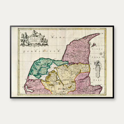 Aalborg og Viborg Stifter 1690 - Plakat – billede 1