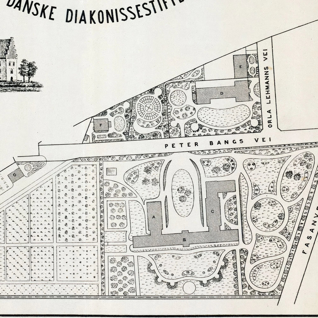 Den Danske Diakonissestiftelse 1876-1890 - Historisk kort – billede 4