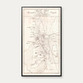 Farvandet ved Tårbæk og Dragør 1832 - Historisk søkort - 46×80 cm – billede 1