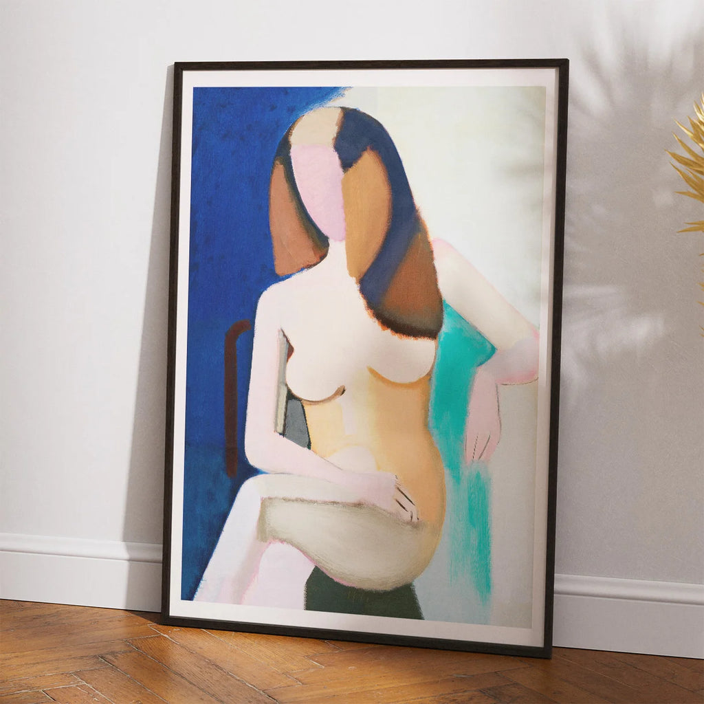 Siddende kvindelig model 1950 - Vilhelm Lundstrøm – billede 2