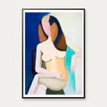 Siddende kvindelig model 1950 - Vilhelm Lundstrøm – billede 1