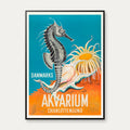 Søhest - Danmarks Akvarium Charlottenlund - 40×55 cm – billede 1