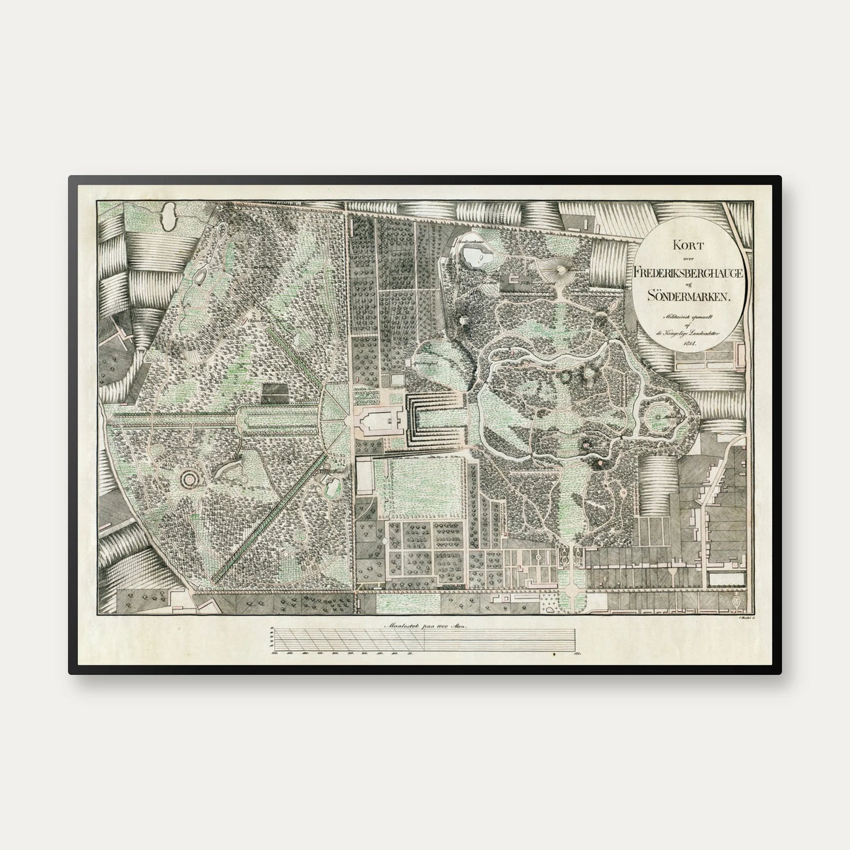 Frederiksberg Have & Søndermarken 1814 – billede 1