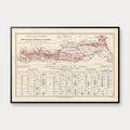 Beaujolais, Mâconnais og Châlonnais 1901 - Historisk vinkort – billede 1