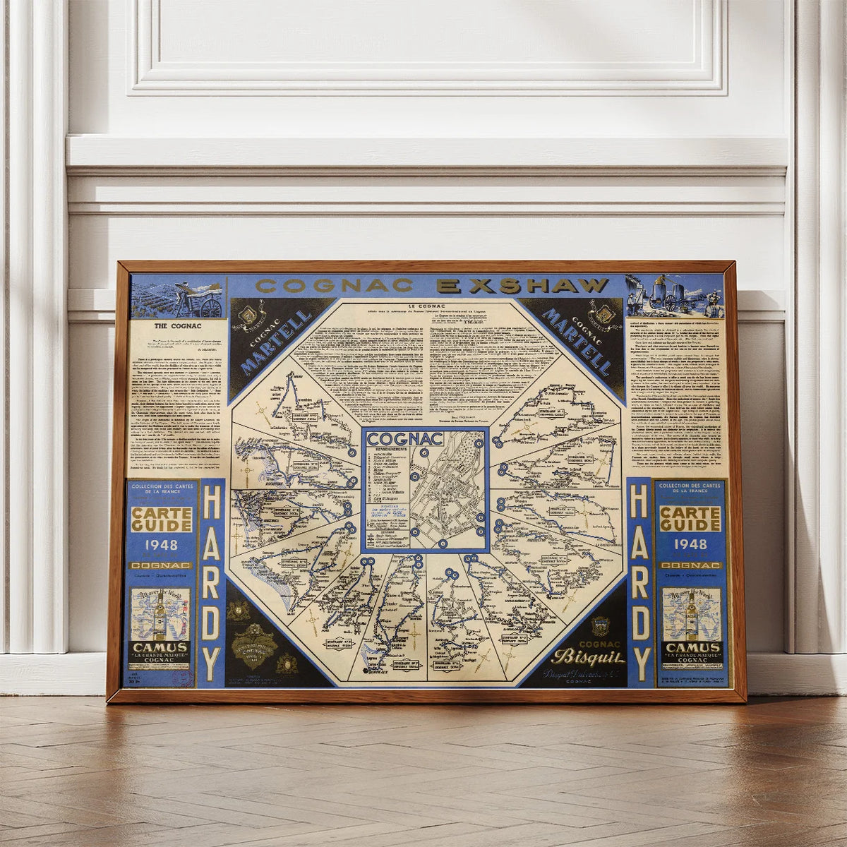 Cognac 1948 - Historisk guidekort – billede 2